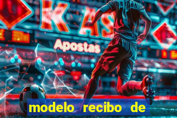 modelo recibo de pagamento autonomo